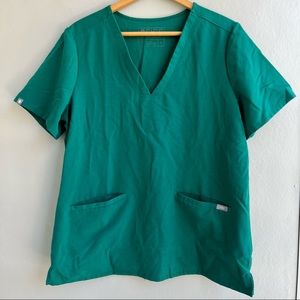 Figs Casma Three-Pocket Scrub Top Size Large